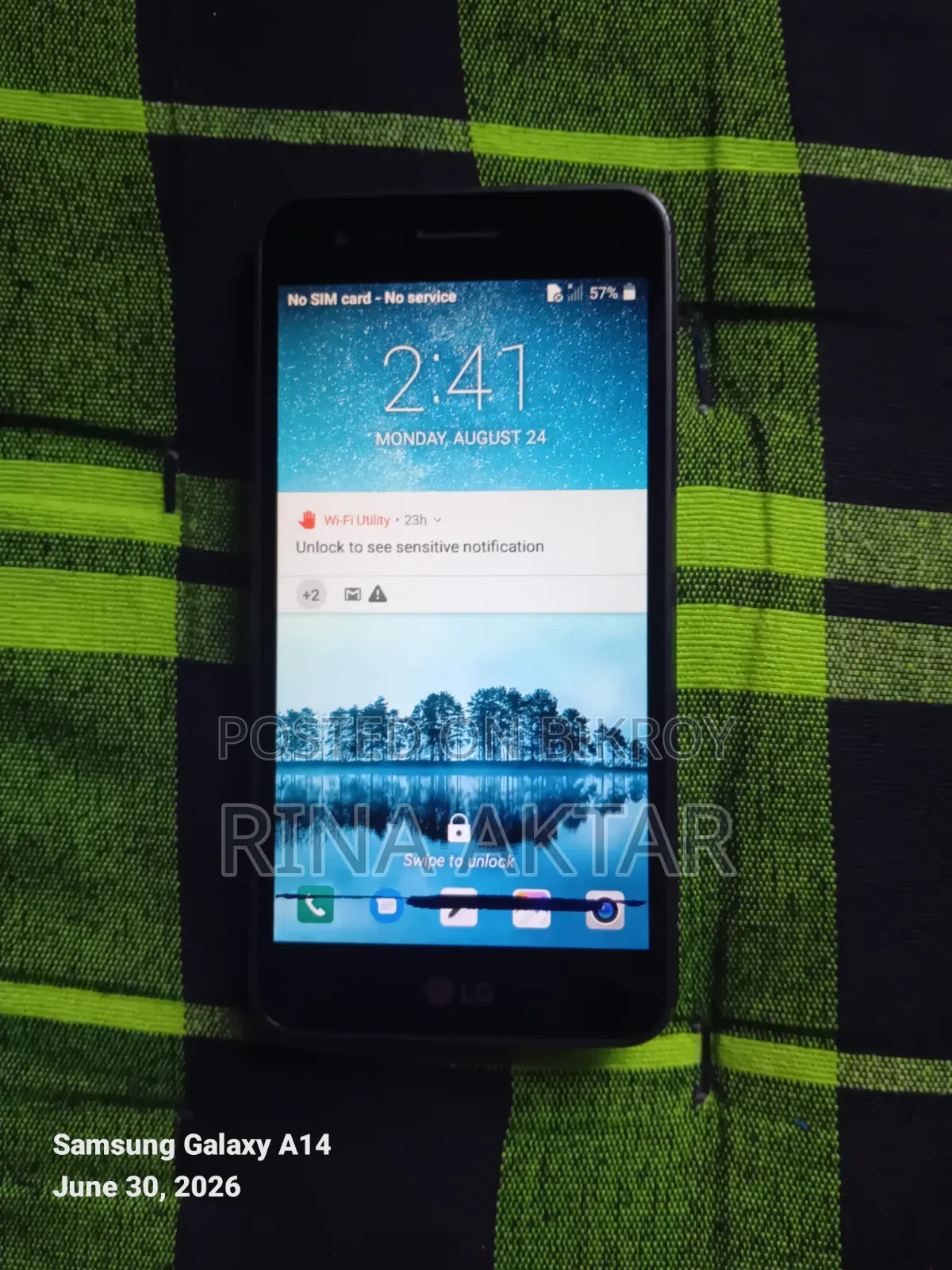 LG Rebel 4 16 GB Black