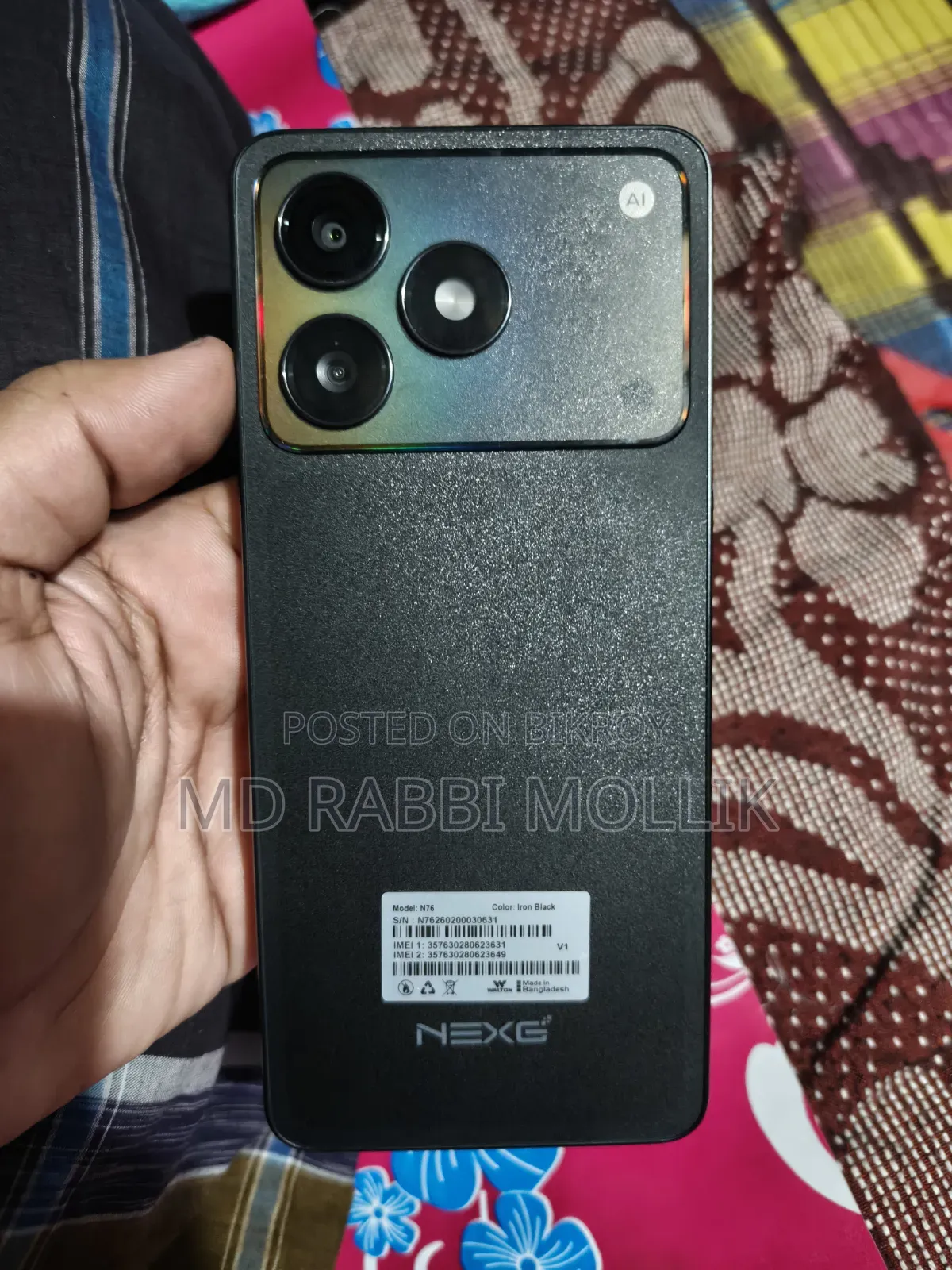 Walton NEXG N76 128 GB Black