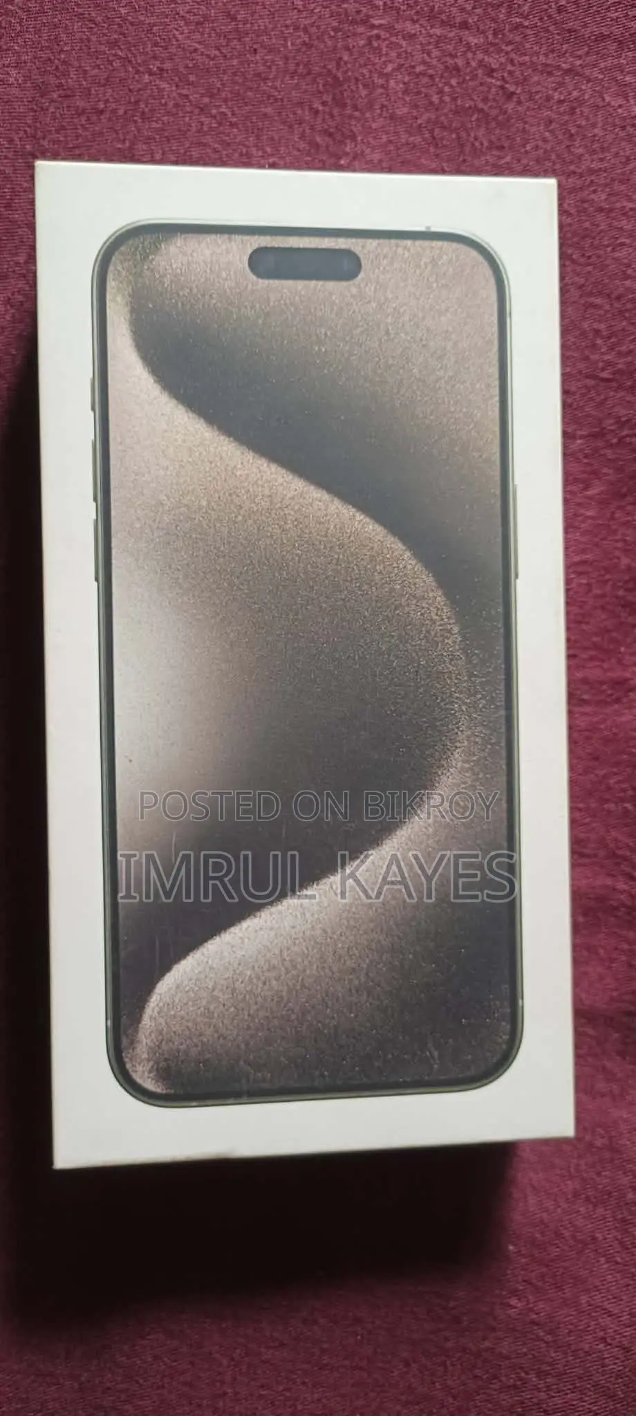 অ্যাপল আইফোন ১৫ প্রো ম্যাক্স ২৫৬ জিবি সিলভার