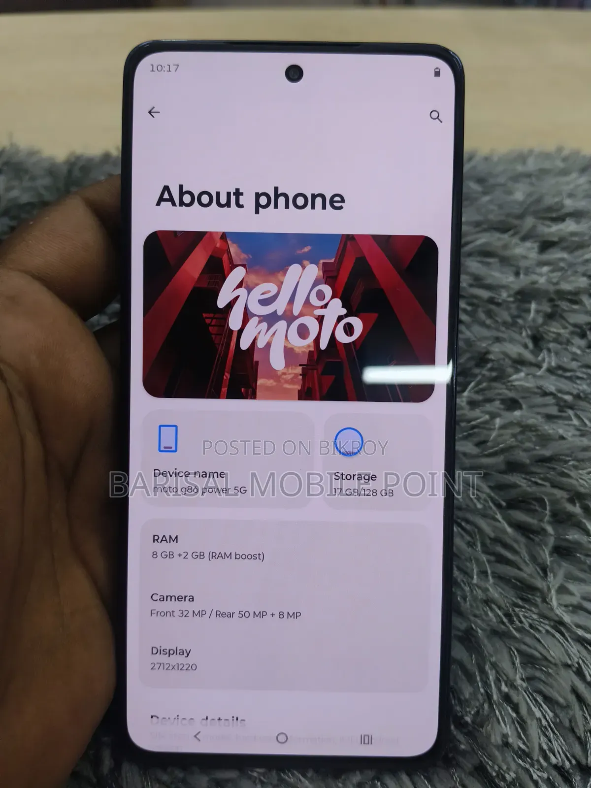 Motorola Moto G86 Power 5G 128 GB Blue