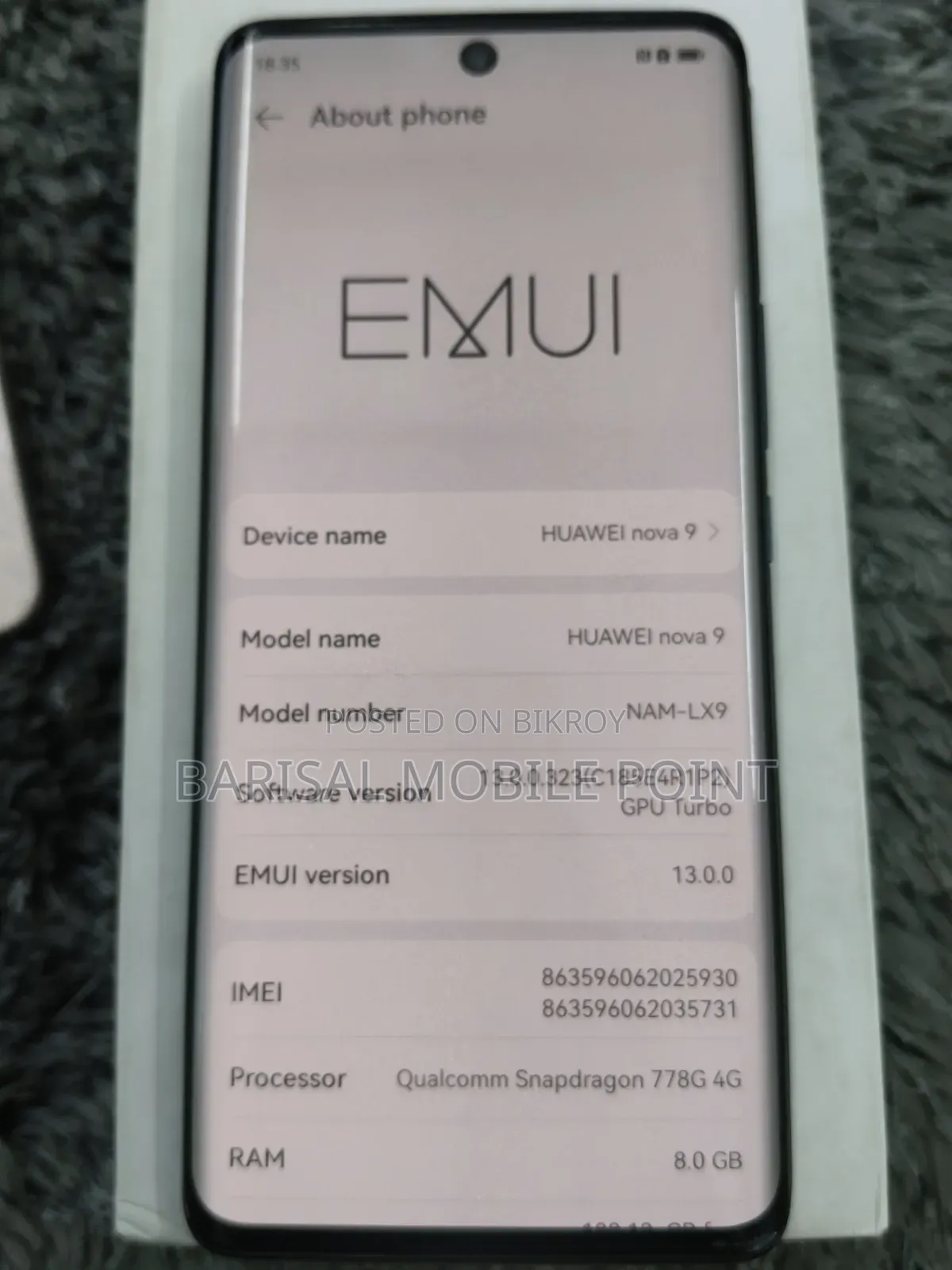 Huawei Nova 9 128 GB Black