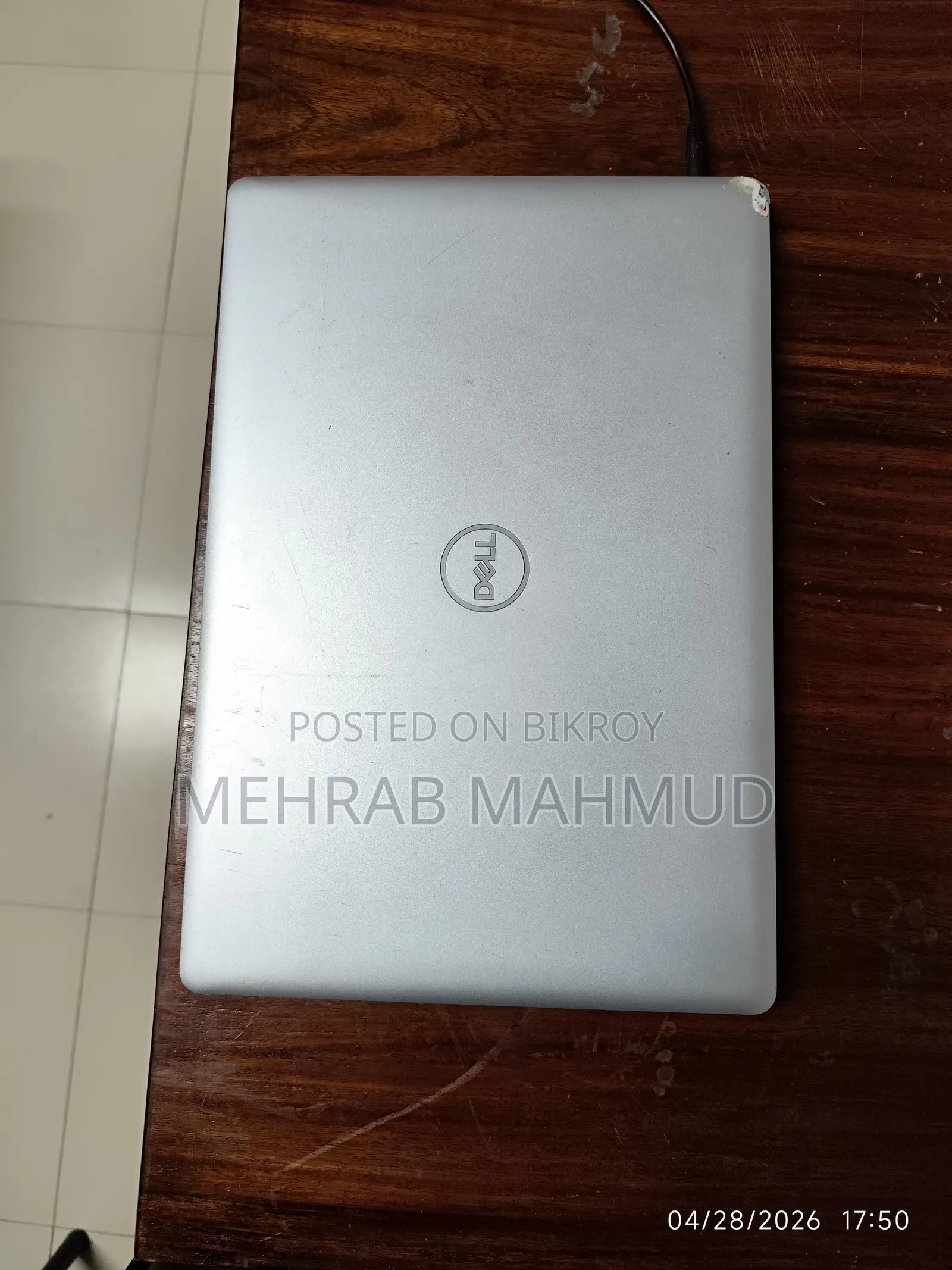 ল্যাপটপ ডেল ইন্সপিরন ১৫ ৩৫৮০ ৮জিবি ইন্টেল কোর আই৫ এইচডিডি+এসএসডি ১.৫টি