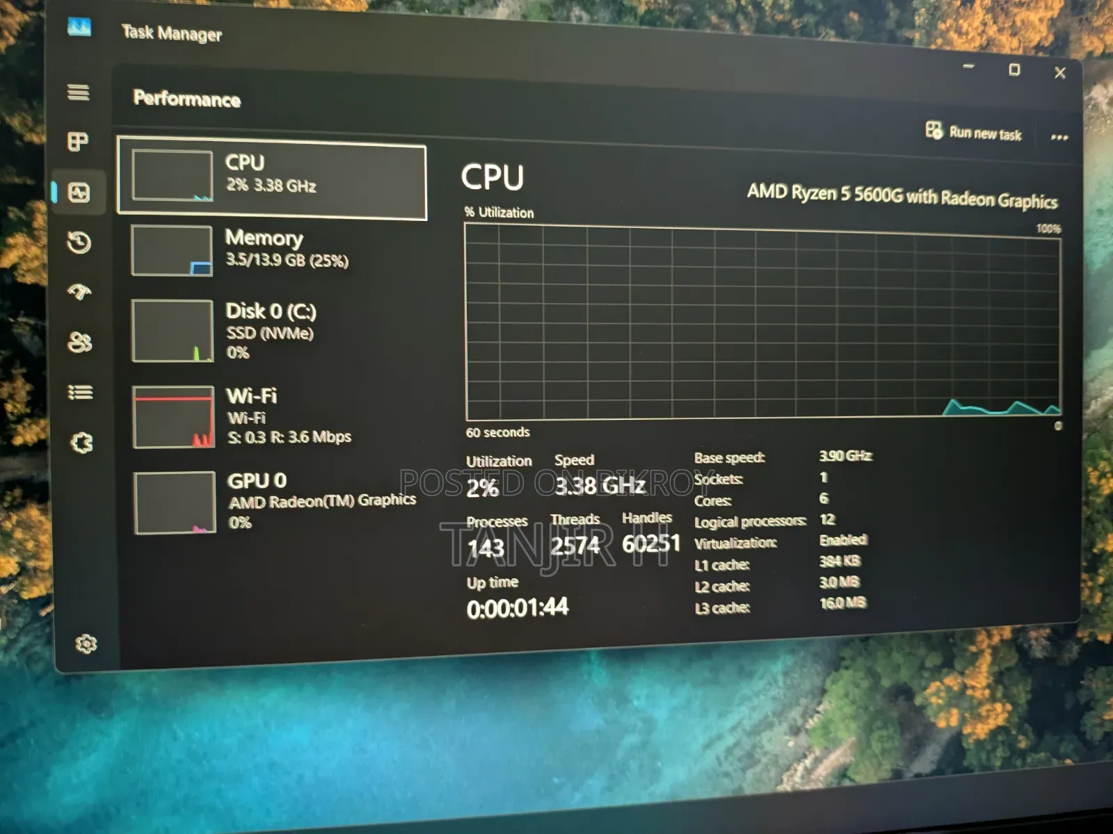 Desktop Computer 16GB AMD SSD 256GB