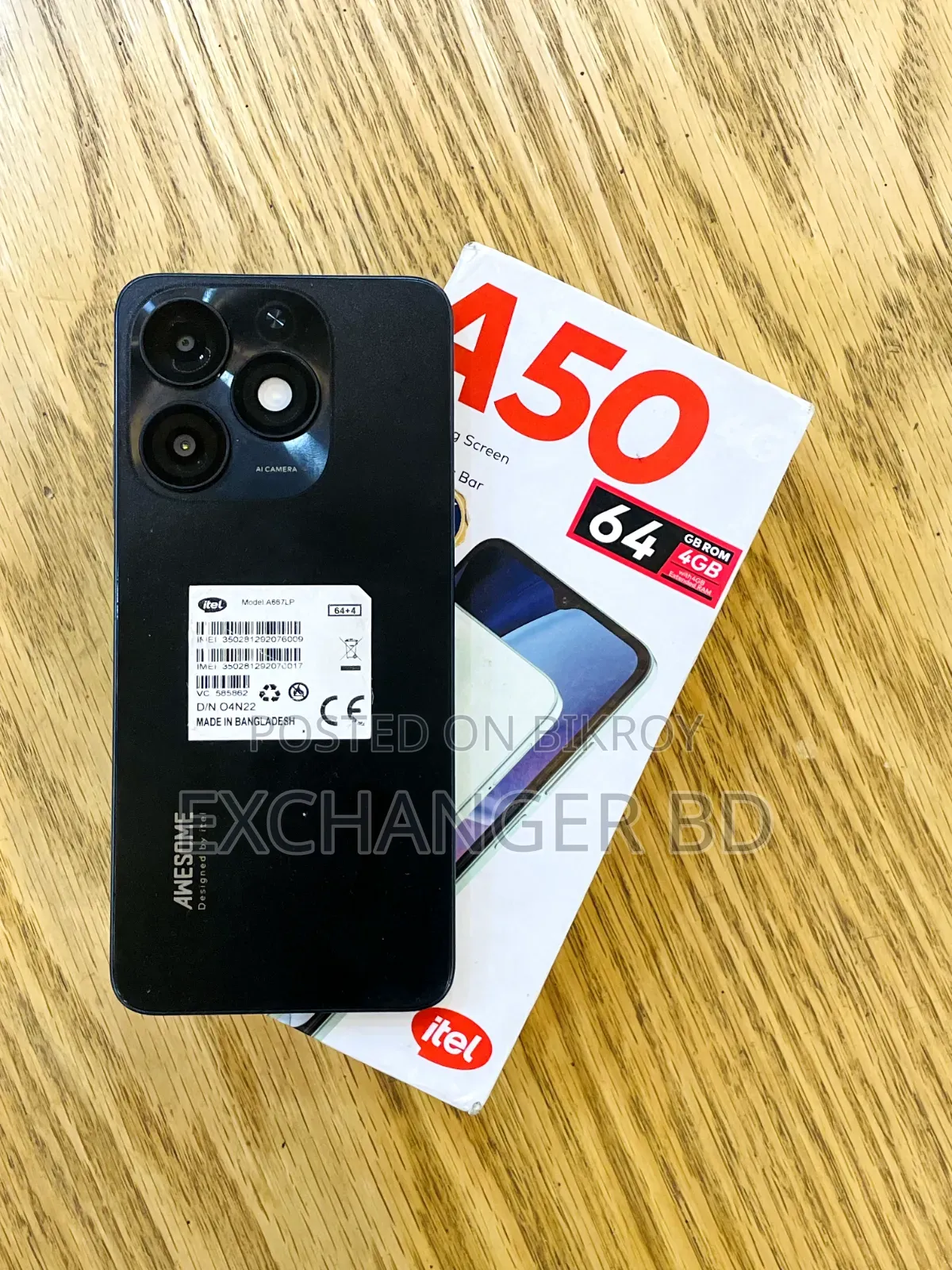 Itel A50 128 GB Black