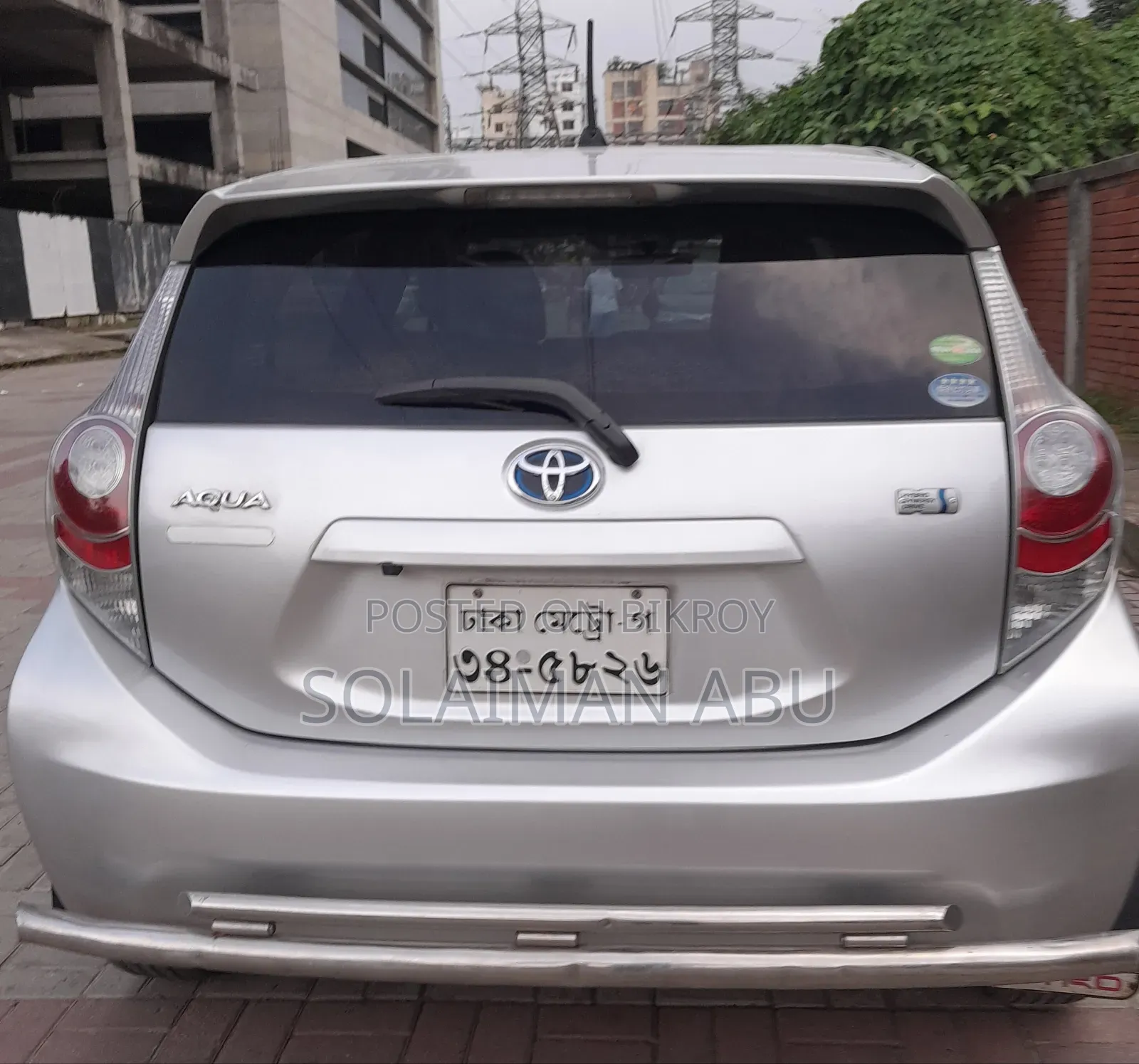 Toyota Aqua 2013 Silver
