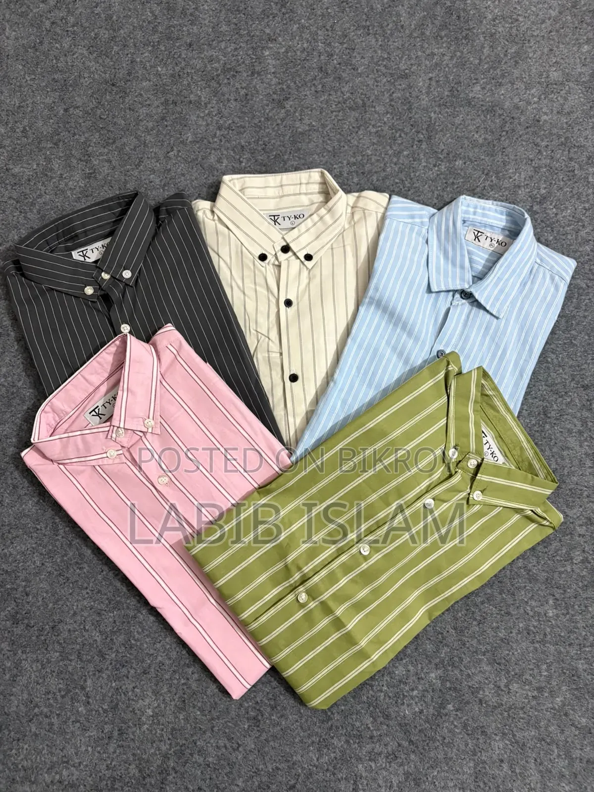 Premium Vertical Striped Casual Shirt For Men