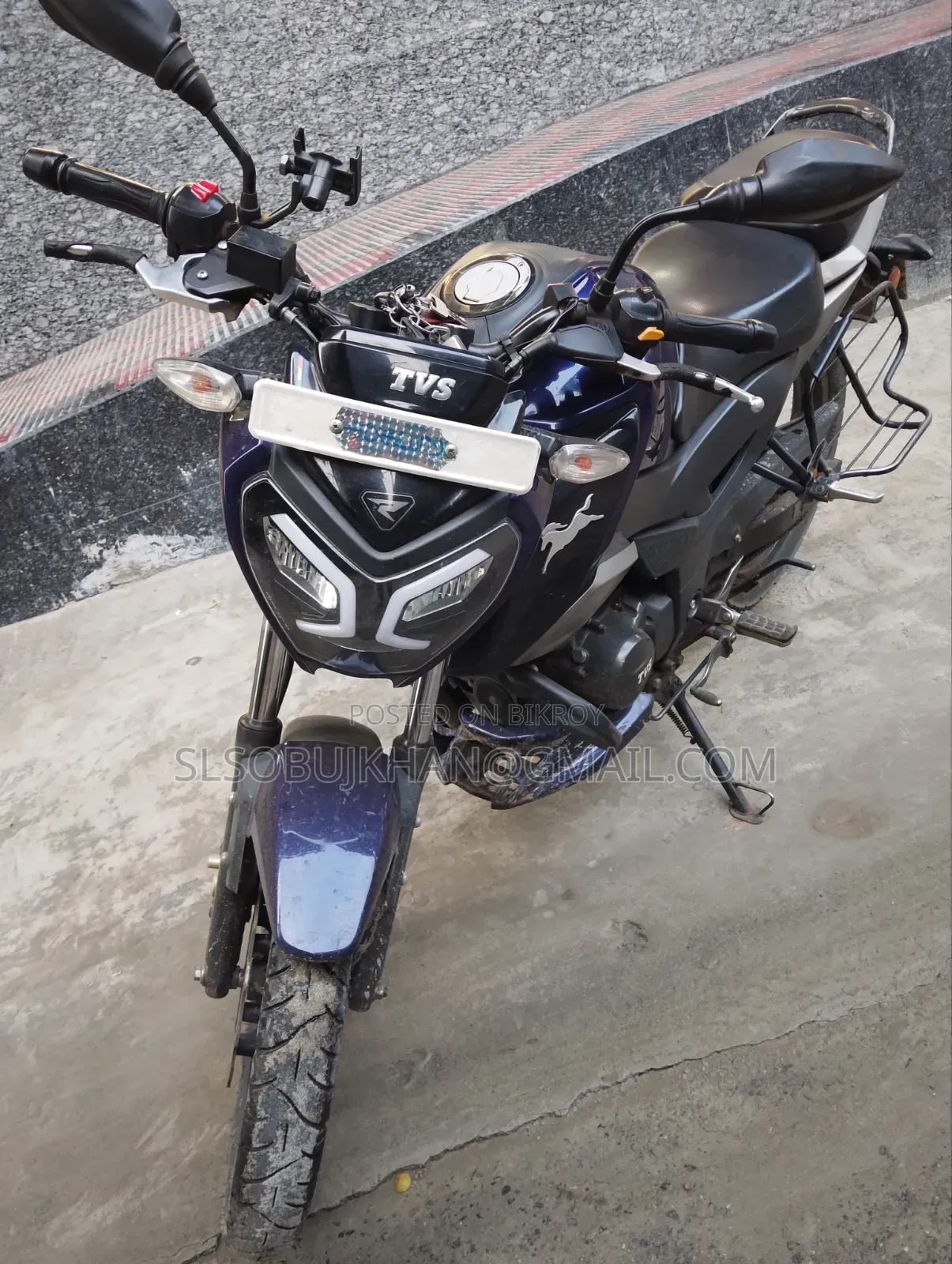 টিভিএস রাইডার ১২৫ ২০২২ নীল