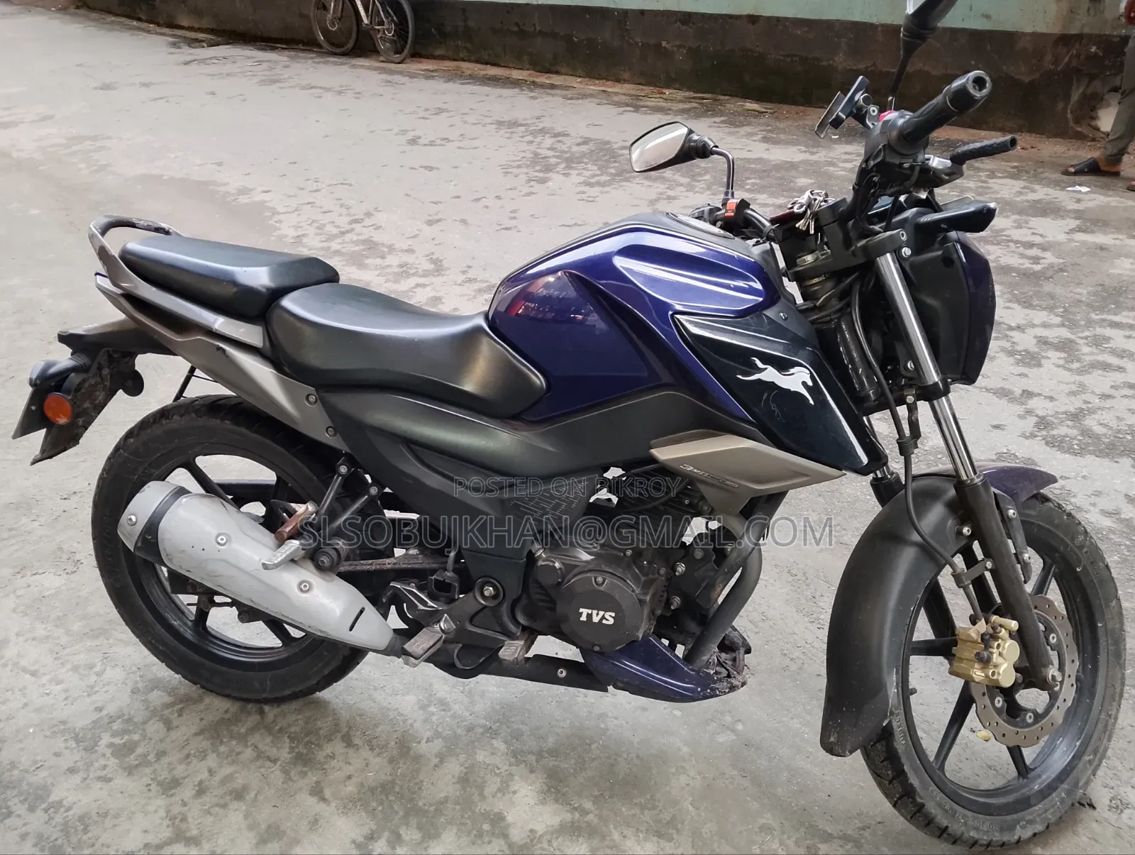 টিভিএস রাইডার ১২৫ ২০২২ নীল