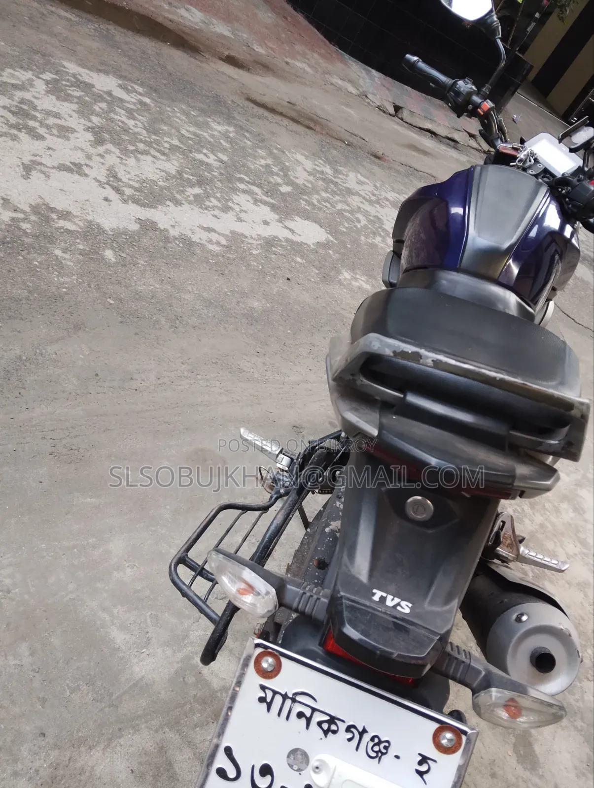 টিভিএস রাইডার ১২৫ ২০২২ নীল