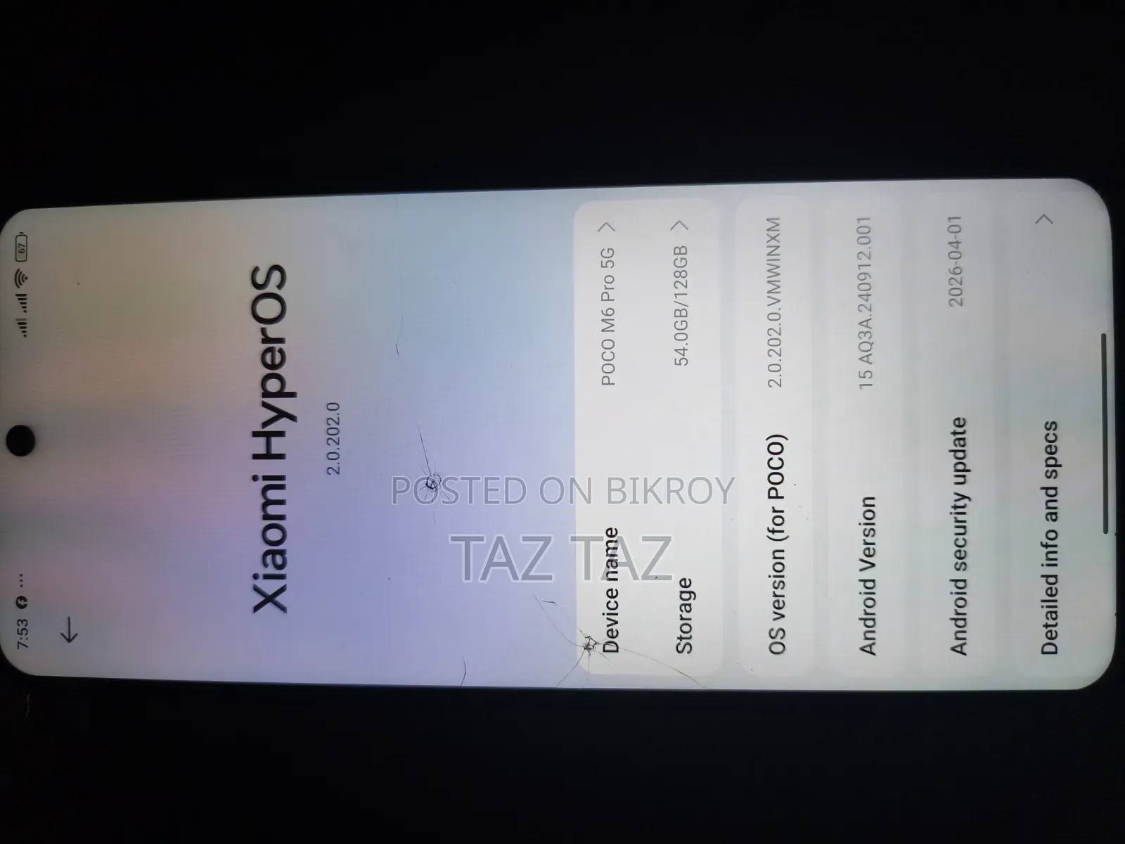 Xiaomi Poco M6 Pro 128 GB Black