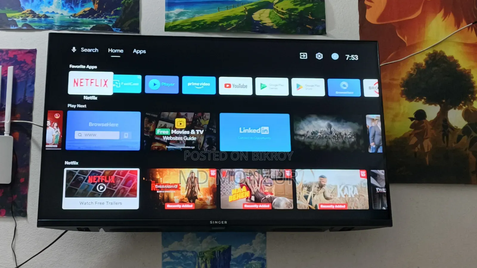 Singer R4 Android Tv