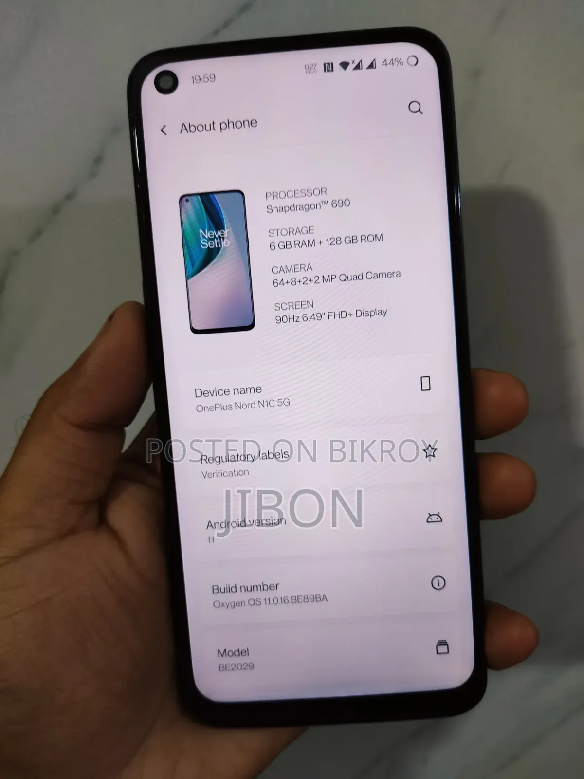 OnePlus Nord 128 GB Blue