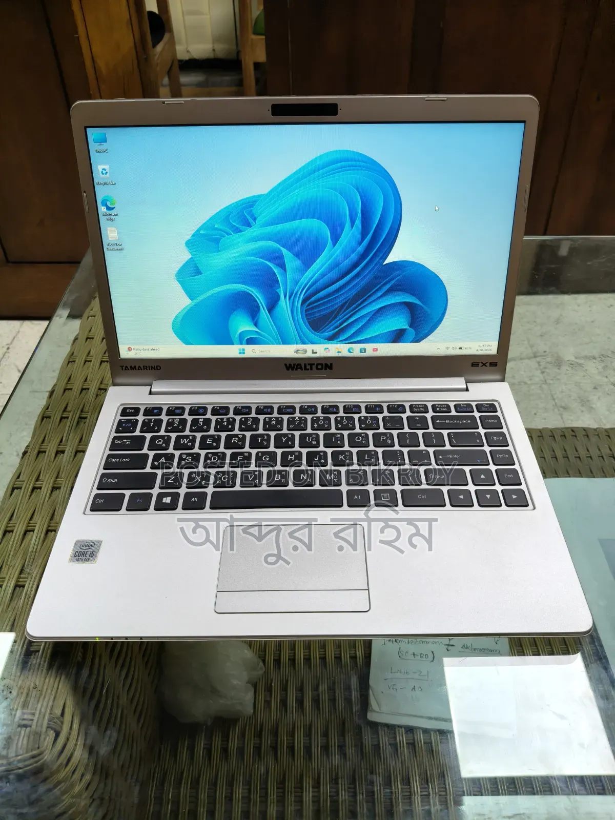 Laptop 8GB Intel Core I5 SSD 128GB