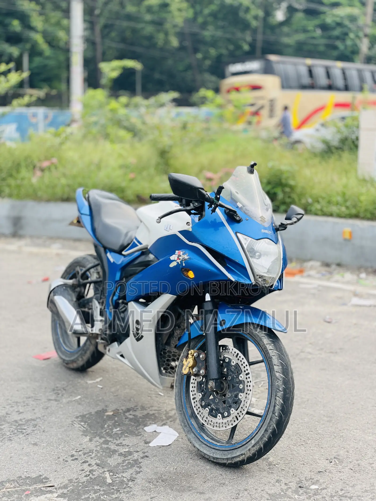 Suzuki Gixxer SF 2017 White