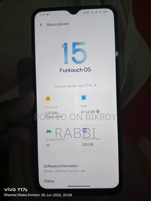 Vivo Y17 128 GB Gray