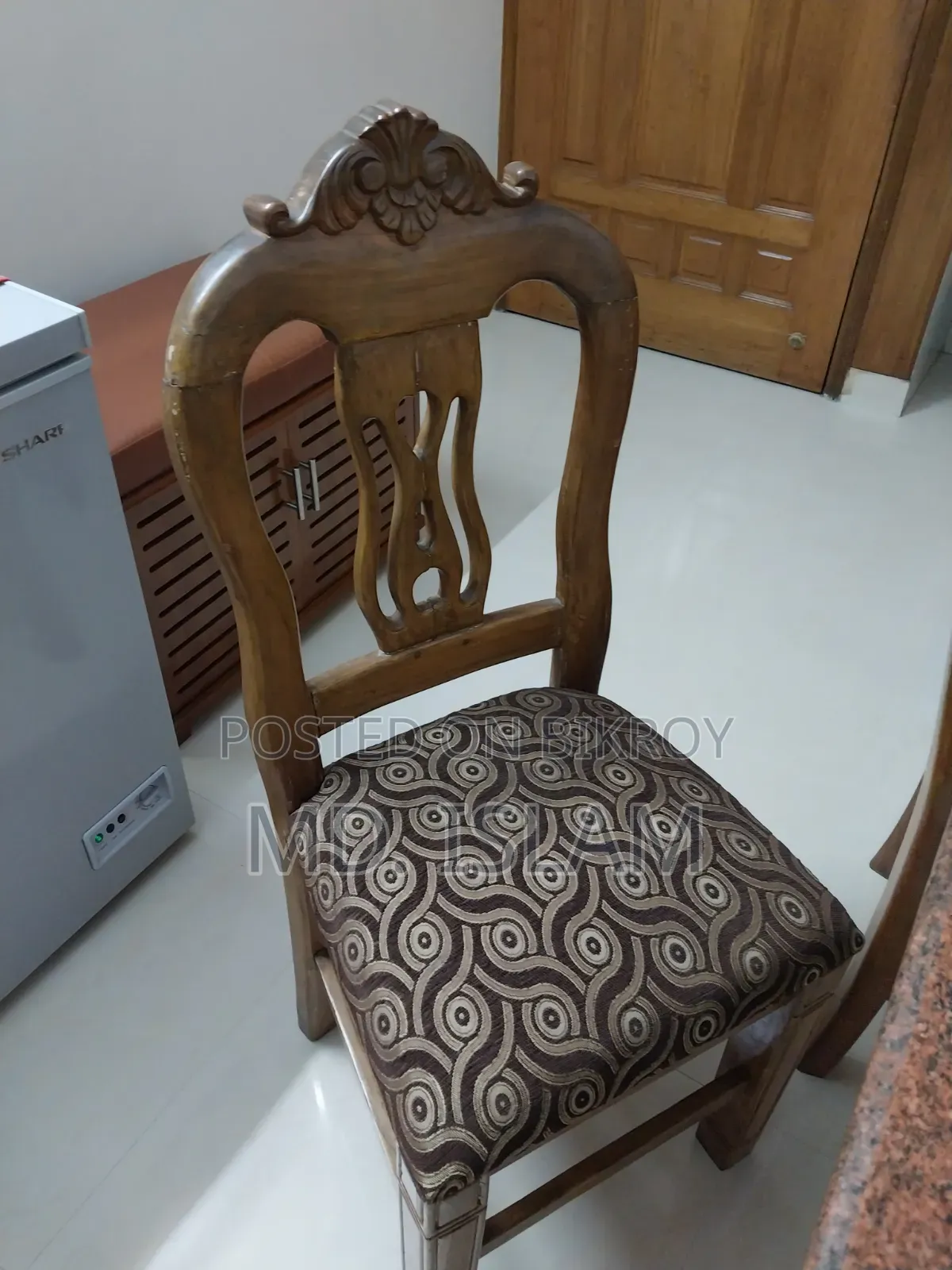 ডাইনিং টেবিল (পাথর ছাড়া) + সেগুন কাঠের ৬টি চেয়ার