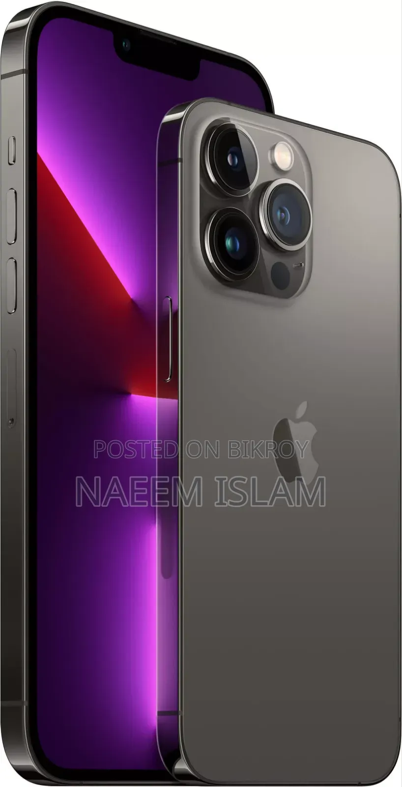 অ্যাপল আইফোন ১৩ প্রো ম্যাক্স ২৫৬ জিবি কালো