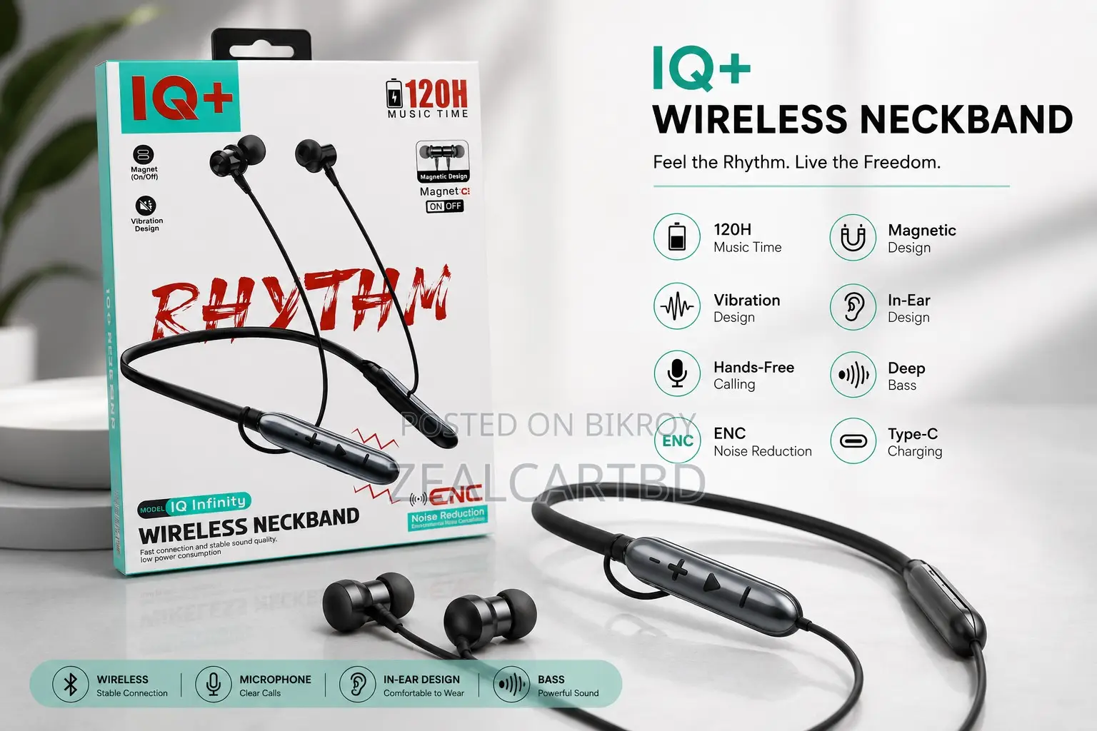 Iq+ Infinix Neckband