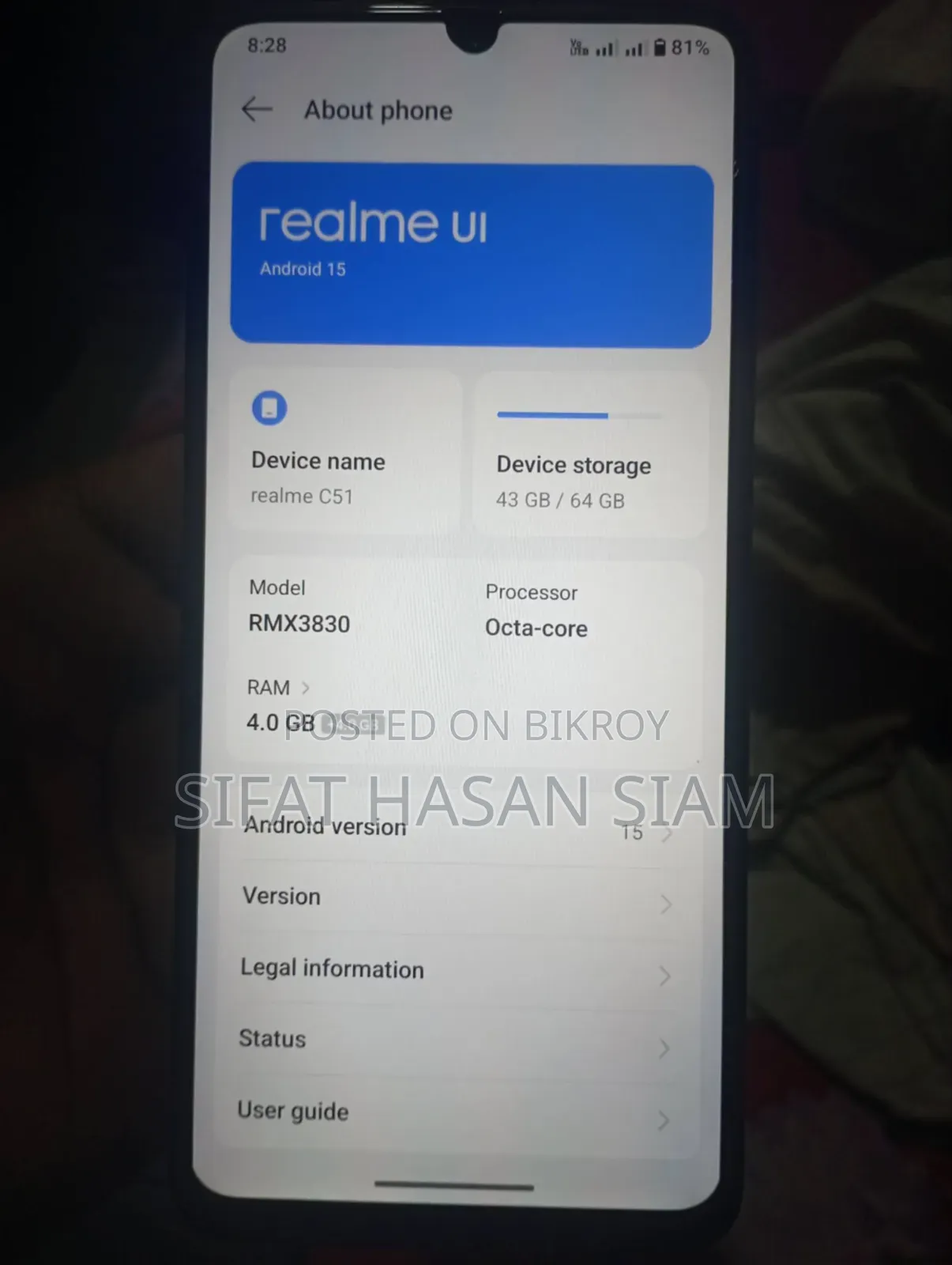 Realme C51 64 GB Black