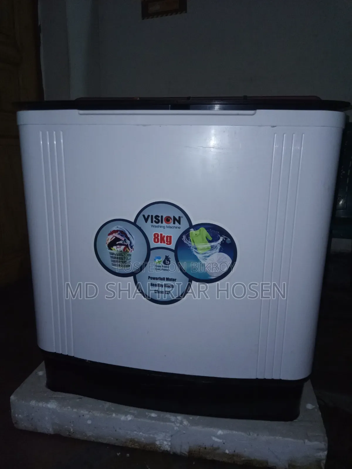 Vision Washing Machine Twin Tub 8kg