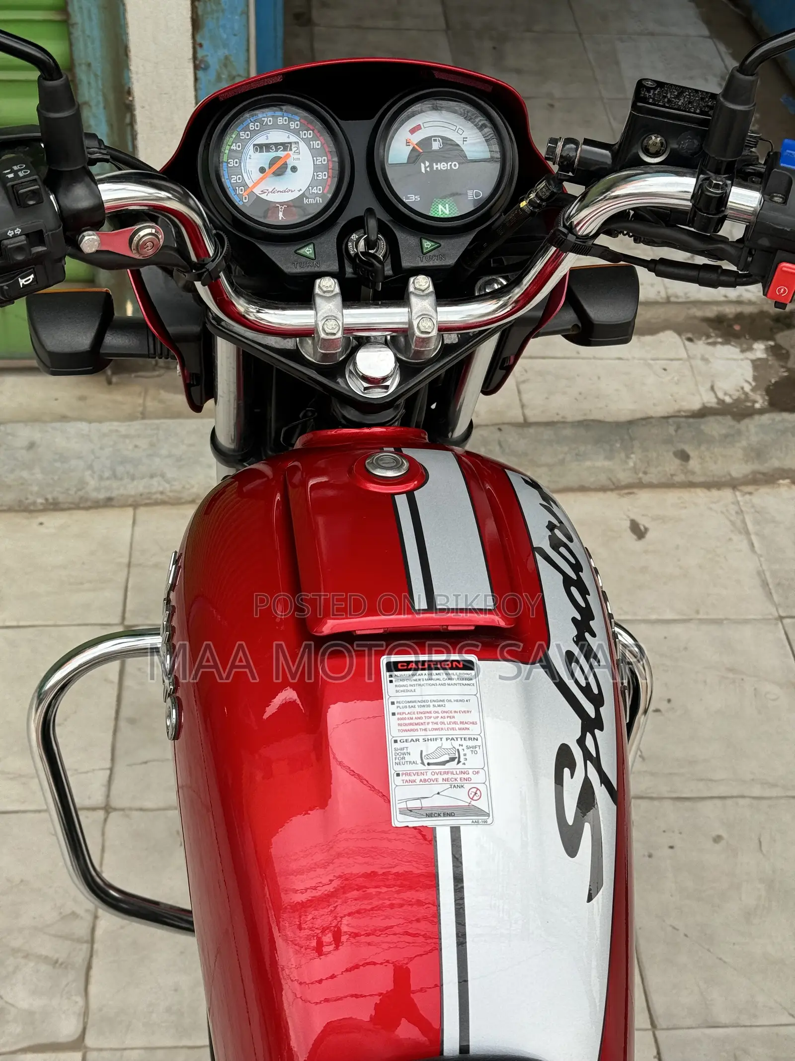 Hero Splendor Plus I3s IBS 2026 Red