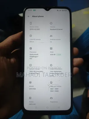 Oppo A5 128 GB Gray