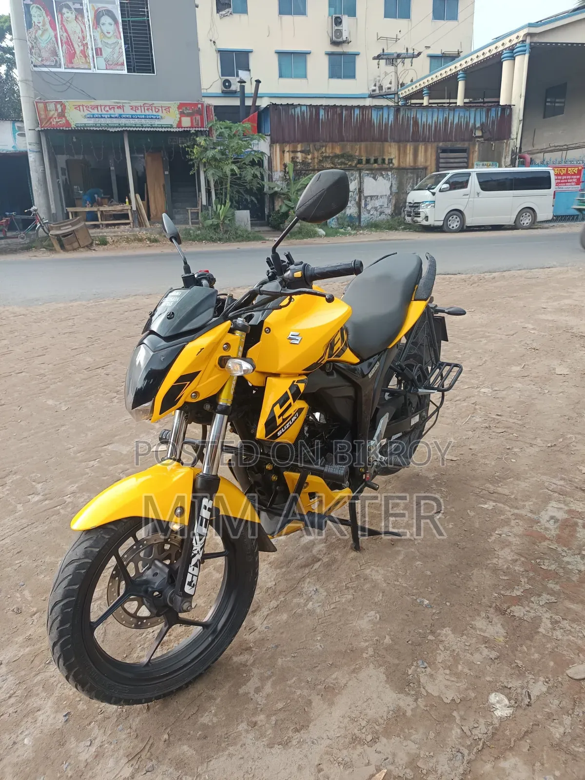 Suzuki Gixxer Monotone 2025 Yellow