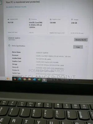 Laptop Lenovo ThinkPad T490s 16GB Intel Core I5 SSD 256GB