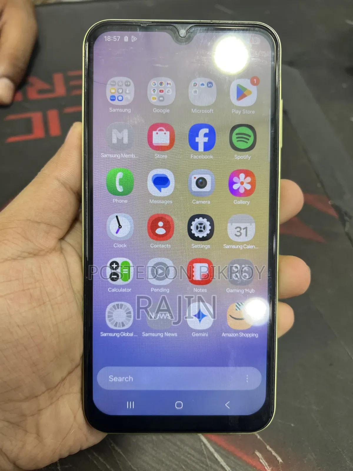 স্যামসাং গ্যালাক্সি এ২৫ ২৫৬ জিবি হলুদ