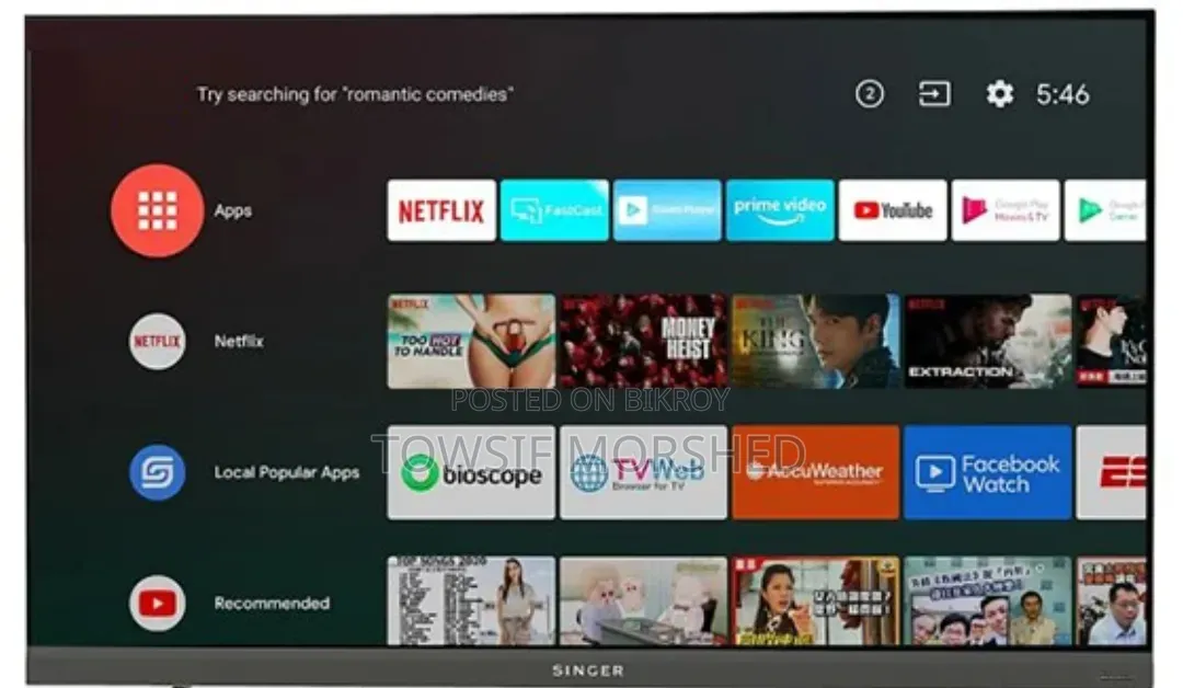 32" Singer LED TV