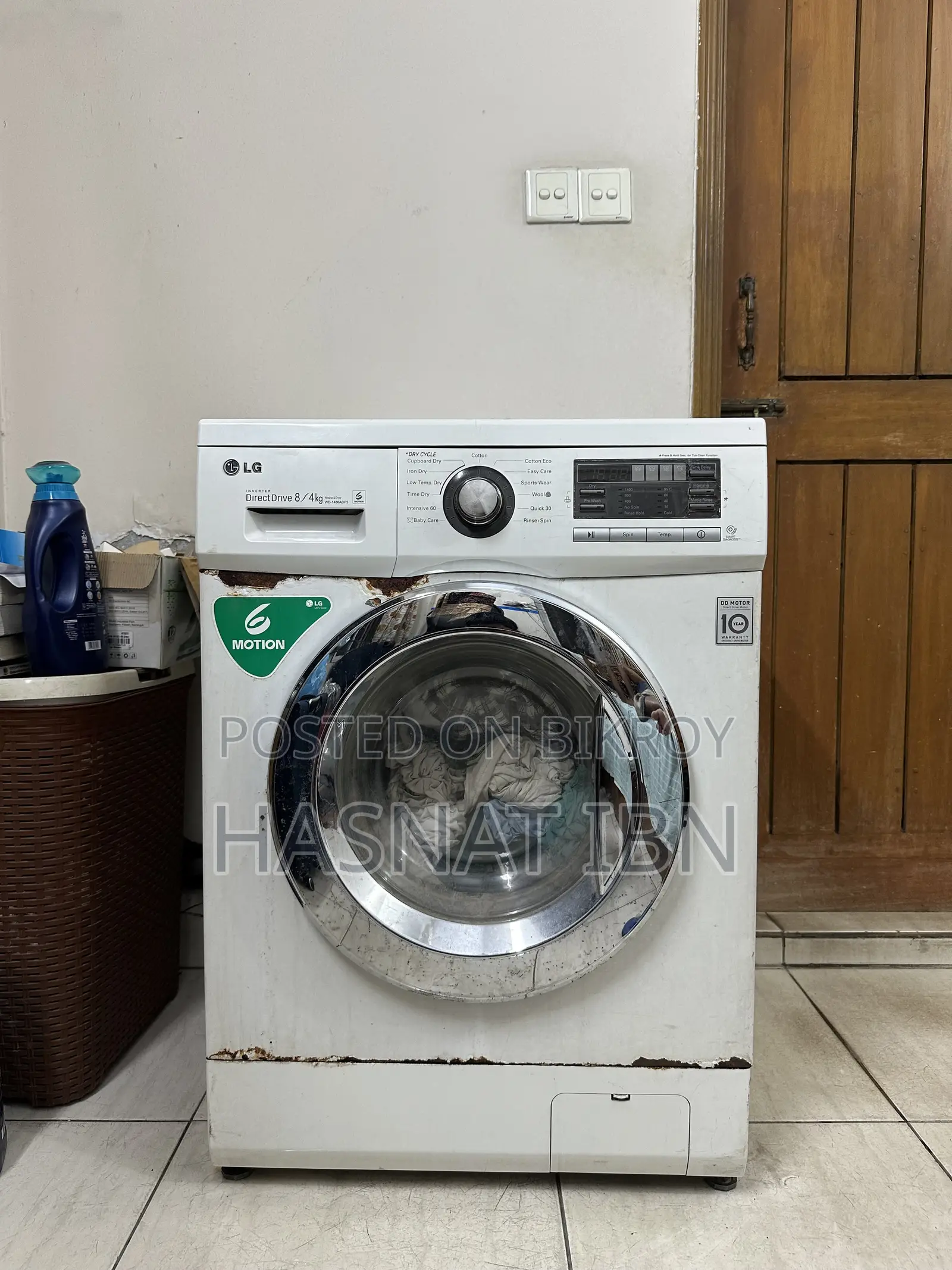 8kg/4kg 6 Motion Direct Drive Washer Dryer