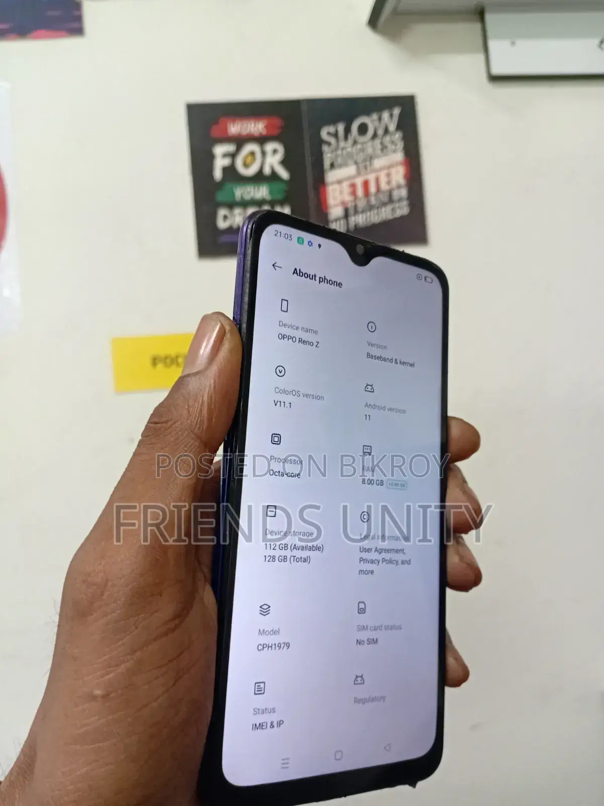 Oppo Reno Z 128 GB Blue