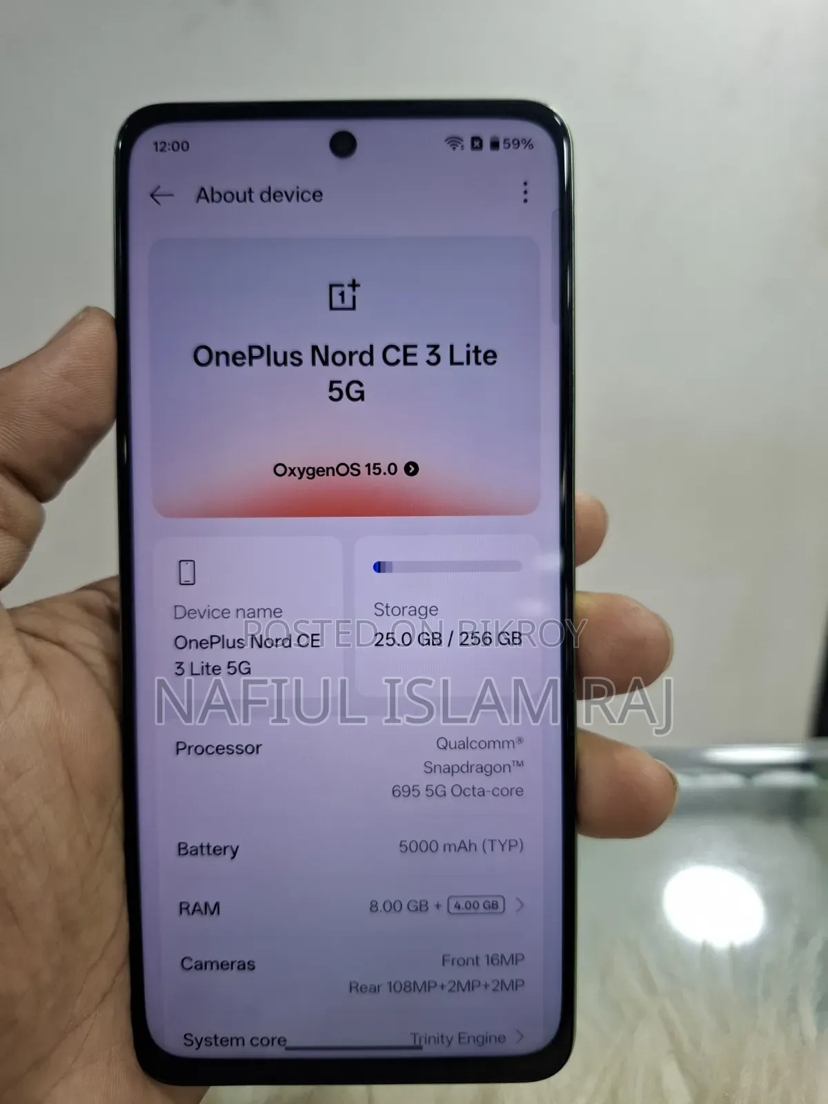 OnePlus Nord CE 3 Lite 5G 128 GB Green