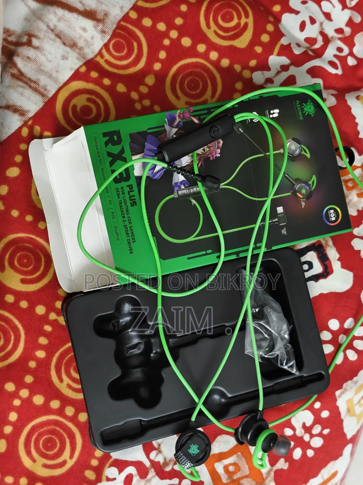 Plextone Rx3 Plus Type-C Wired Gaming Earphone