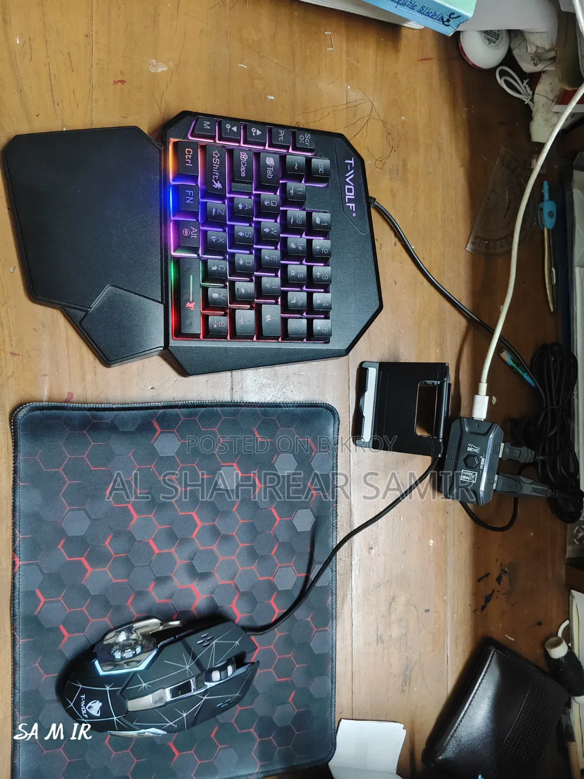 Twolf Tf-950 5 in 1 Combo Gaming Keyboard And Mouse Wired