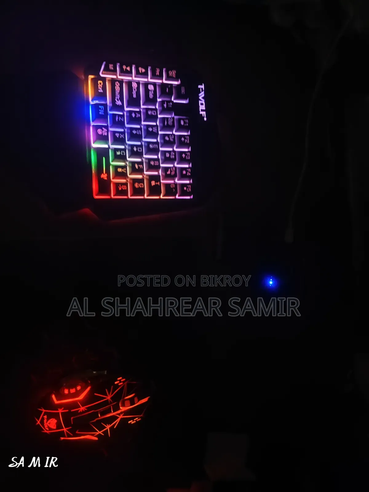 Twolf Tf-950 5 in 1 Combo Gaming Keyboard And Mouse Wired