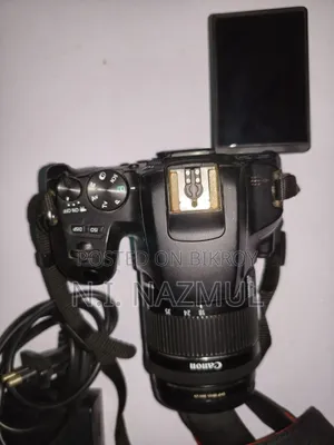 Canon 250d Dslr Camera With Original Battery, Charger And Sd Card
