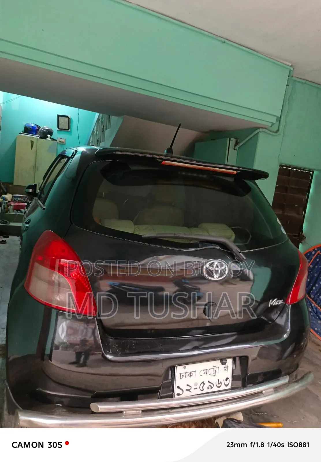 Toyota Vitz 2005 Black