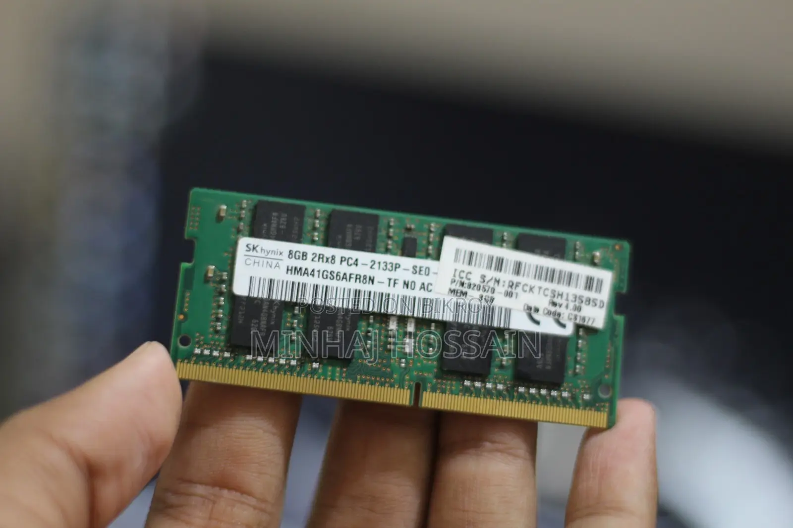 Laptop RAM 8 GB DDR4