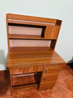 Study Desk With Bookshelf