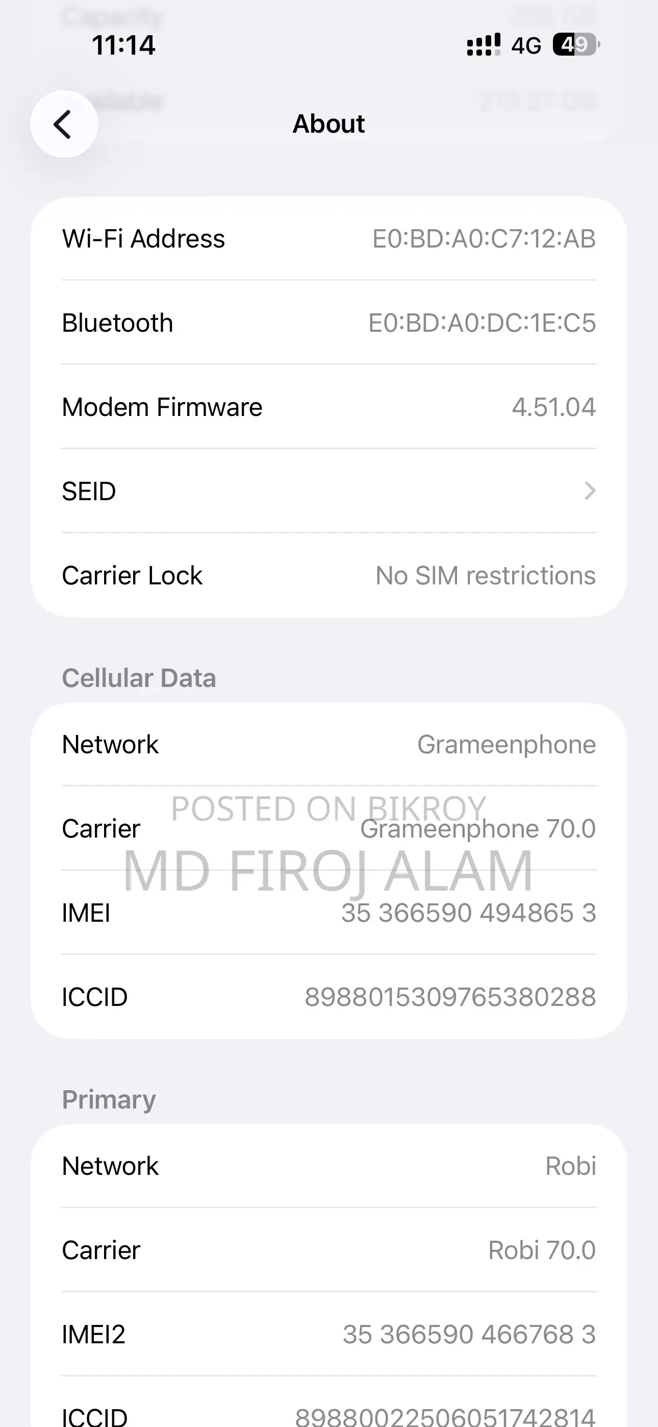 Apple iPhone 14 Pro Max 256 GB Purple
