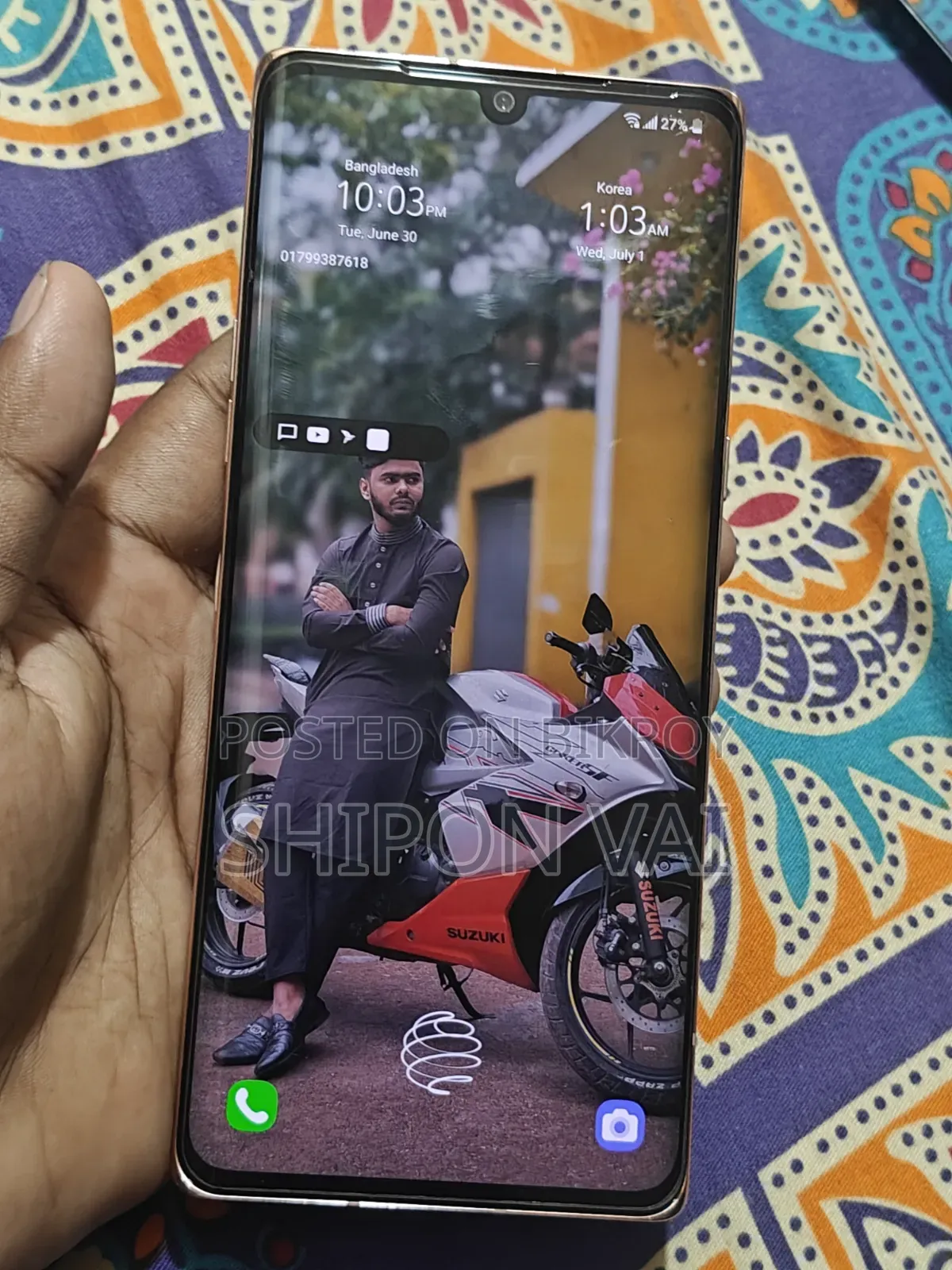এলজি ভেলভেট ৫জি ১২৮ জিবি রোজ গোল্ড