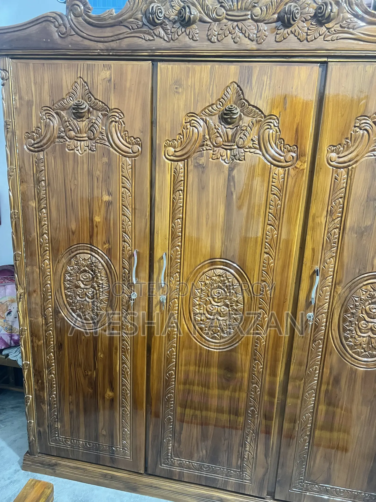 Chittagong Teak Wood Wardrobe