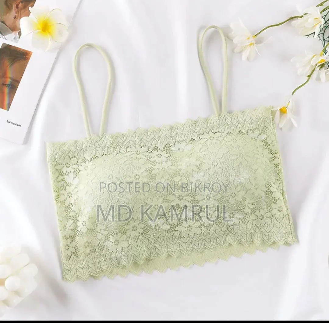 Strap Wrapping Lace Strapless Inner