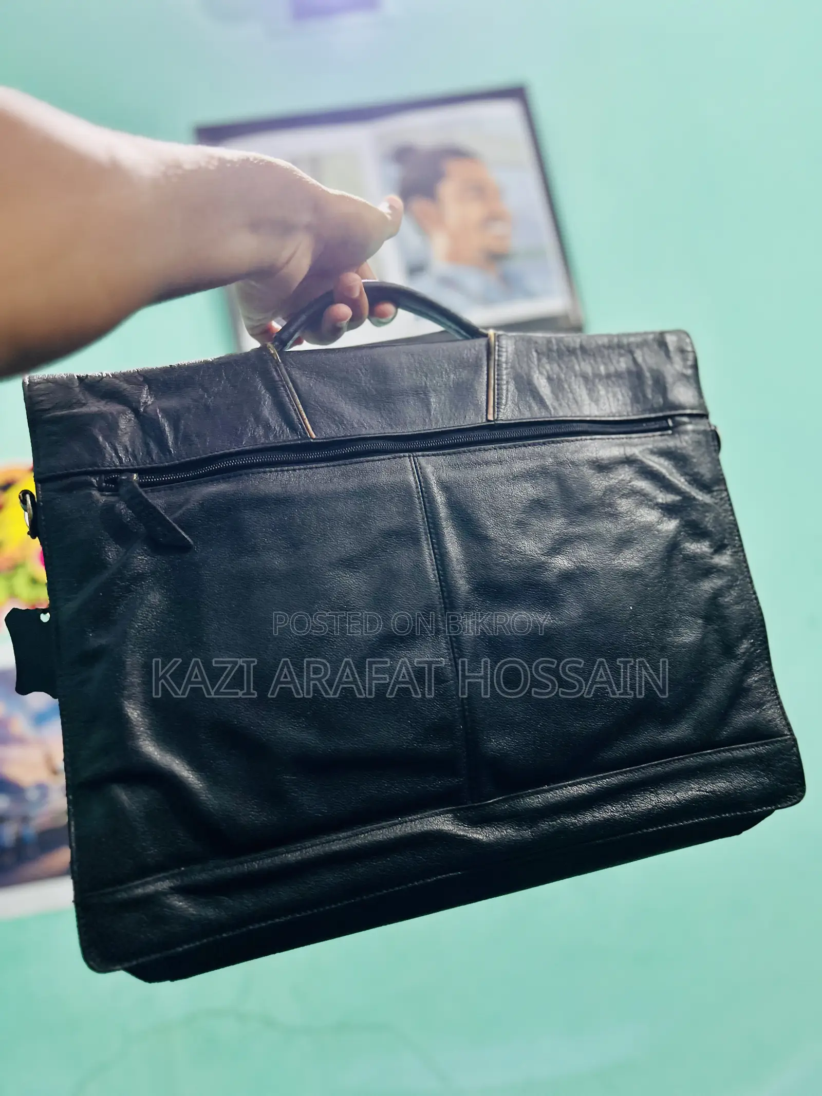 Men Leather Hand Bag