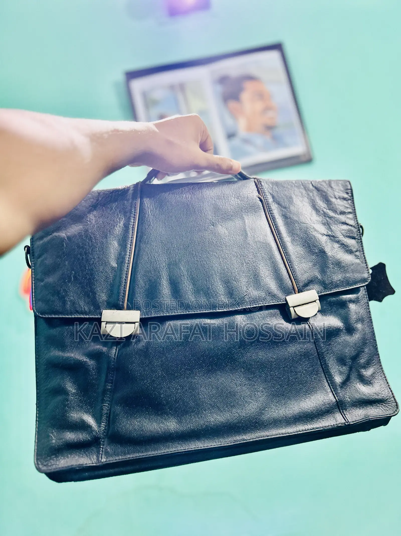Men Leather Hand Bag