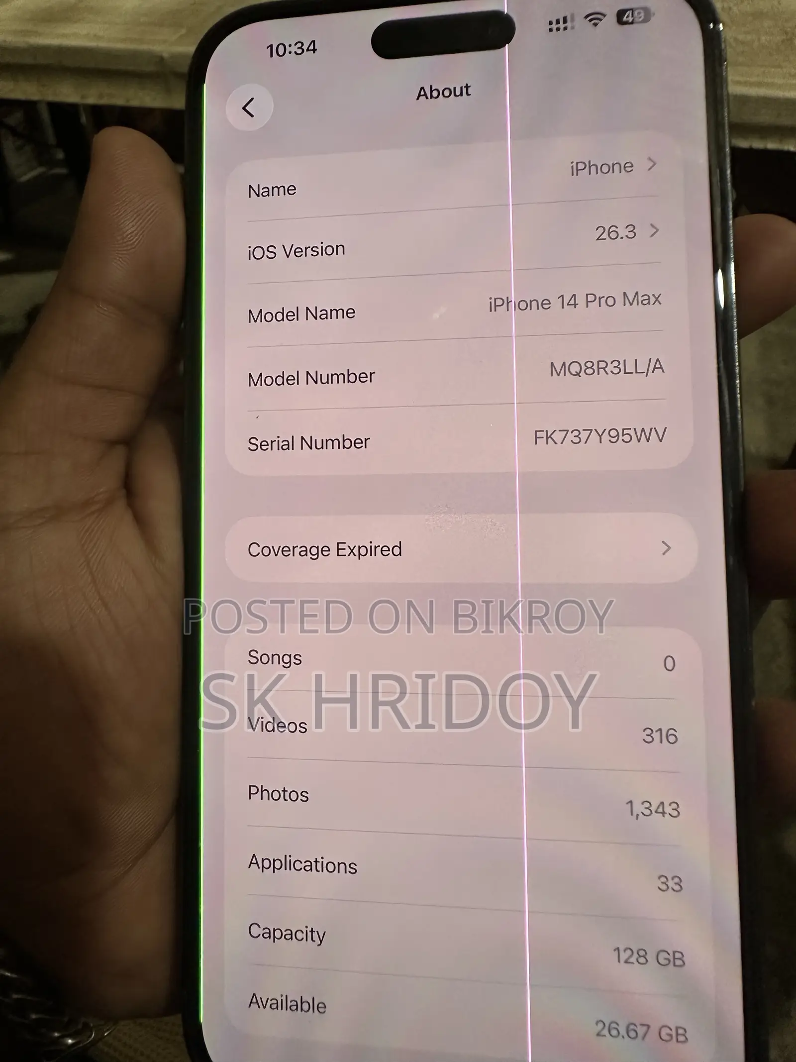Apple iPhone 14 Pro Max 128 GB Purple