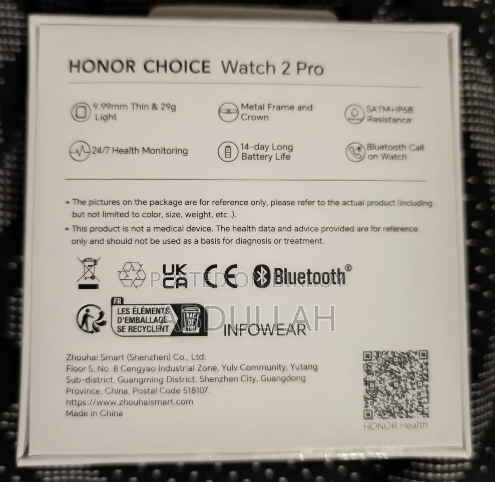Honor Choice Watch 2 Pro