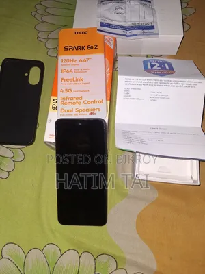 New Tecno Spark Go 64 GB Black