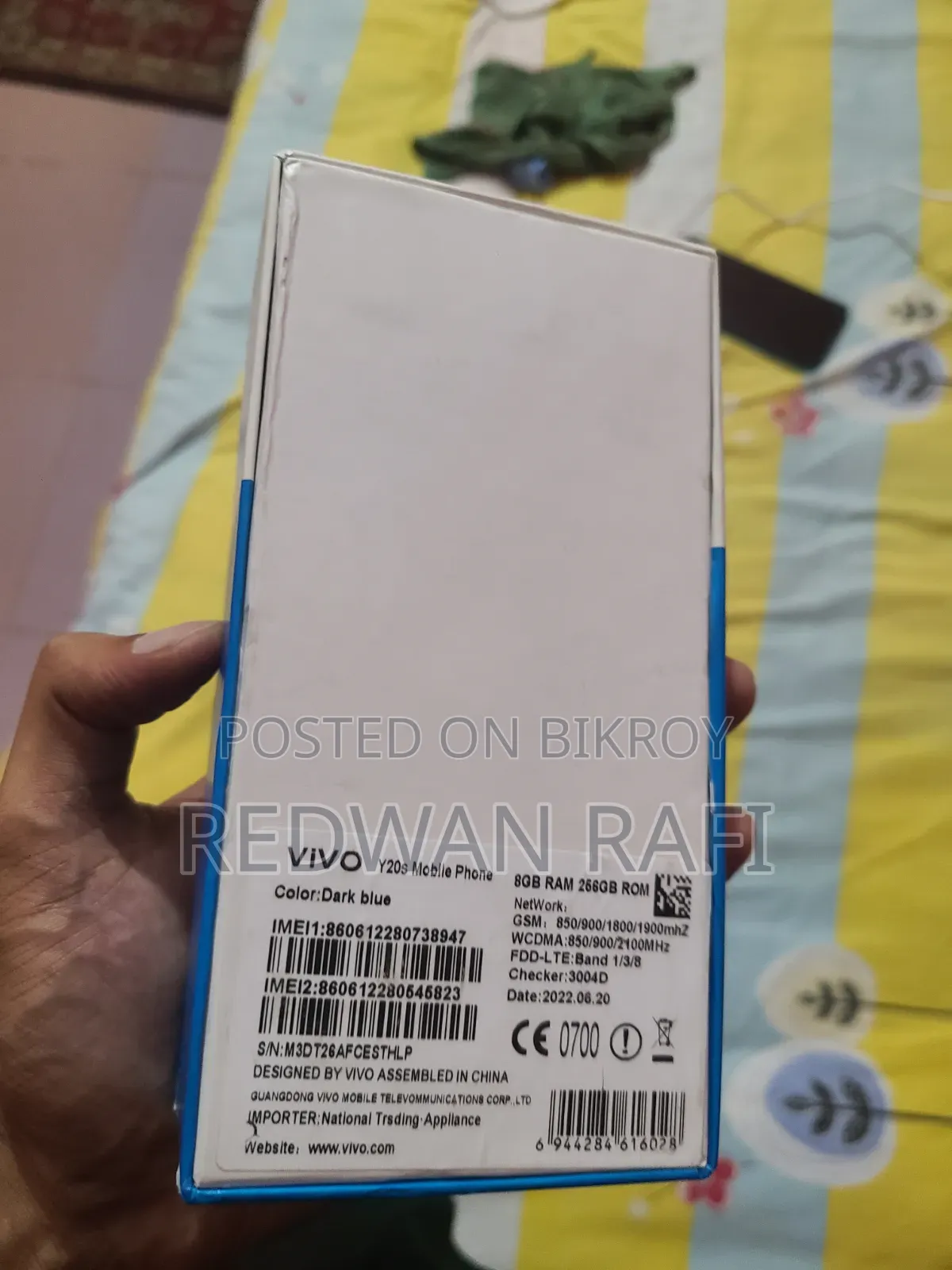 Vivo Y20S 128 GB Blue